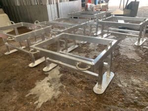 New Steel Stand — Aluminium & Steel Fabrication in Hervey Bay, QLD